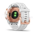 Garmin Fenix 6S Pro Rose Gold fehér szilikon szíjjal