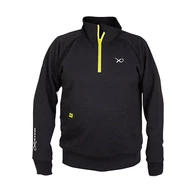 Fox Matrix Minimal Black Marl 1/4 Zip Sweater L-es  Fox Matrix Minimal Black Marl 1/4 Zip Sweater L-es
