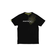 Matrix Hex Print T-Shirt Black - L