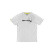  Matrix Hex Print T-Shirt  White - L