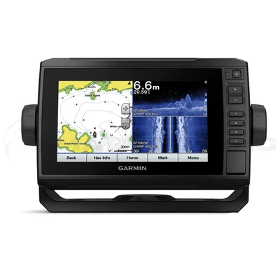 GARMIN ECHOMAP UHD 72sv + GT54 ClearVü+SideVü jeladóval