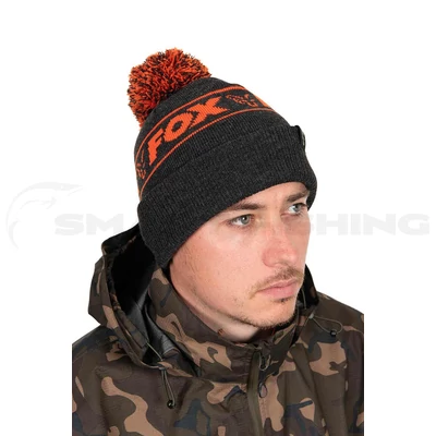 Fox Collection Bobble - Black &amp; Orange