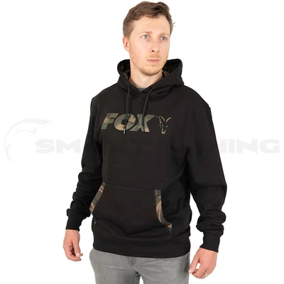 Fox LW Black/Camo nyomatos pulóver M-es 
