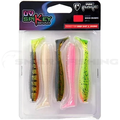 Fox Rage Micro Spikey Mixed Colour Lure Pack