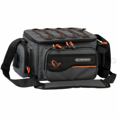 Savage Gear system box bag L  pergető táska 4 dobozzal