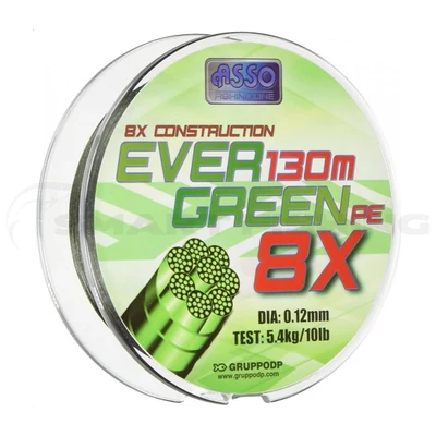 Asso PE 8X Evergreen 0,58mm 130m