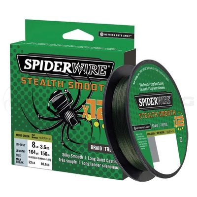 Spiderwire Stealth Smooth 12 Moss Green 150m