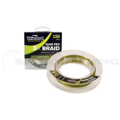 Wizard Edge PRO 8X Braid Olive fonott zsinór 150m 0,07 mm